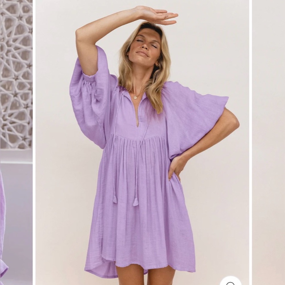 Green Flowy Women's Dress